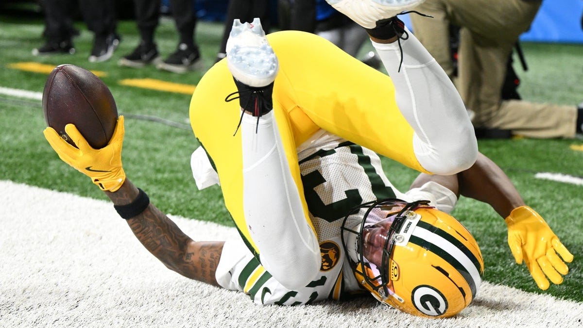 Get tickets to see Dontayvion Wicks vs. the Bears