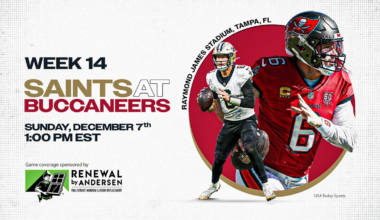 Week 14 Bucs vs. Saints live updates: NFL game score, highlights