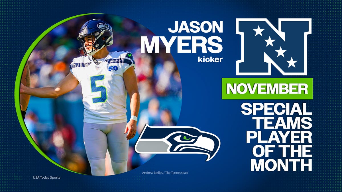 Rams QB Matthew Stafford, Seahawks K Jason Myers honored for November