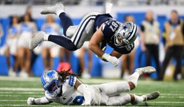 Cowboys' playoff chances fade as issues reappear vs Lions