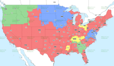 TV map for NFL Week 14
