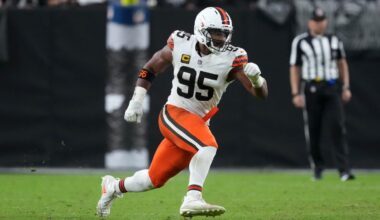 How many sacks does Myles Garrett need to break NFL record?