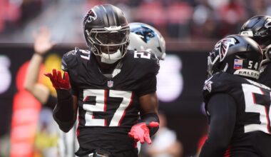 Jalon Walker, James Pearce Week 14 PFF grades