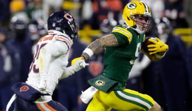 Packers fans celebrate Christian Watson's big plays in win vs Bears