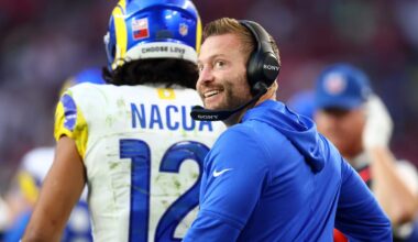 Rams' Sean McVay hands out game balls after win vs. Cardinals