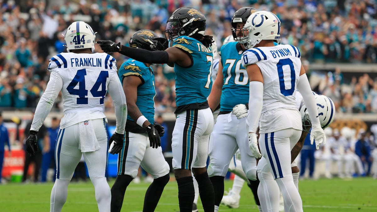 Jaguars travel to Indianapolis with a chance to solidify AFC South lead