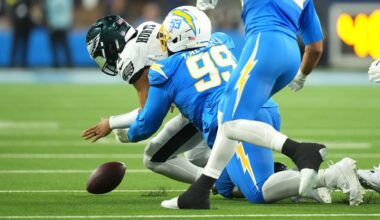 Jalen Hurts falls short of NFL record with five turnovers