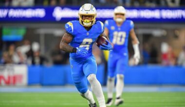 Omarion Hampton player props odds, tips and betting trends for Week 15