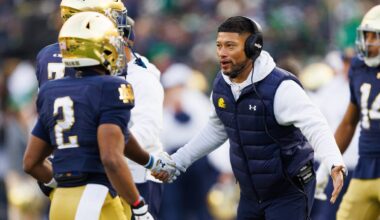 Marcus Freeman, Notre Dame coach with NFL interest, will not be next Titans coach