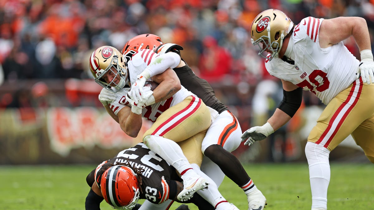 49ers RB Christian McCaffrey limited in 2nd Week 15 practice