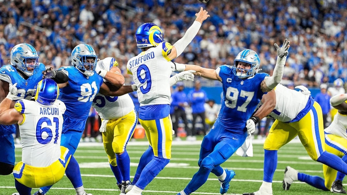 Rams vs. Lions spread, line, over/under