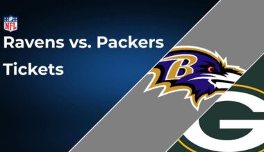 Ravens vs. Packers Tickets: Week 17, Dec. 27