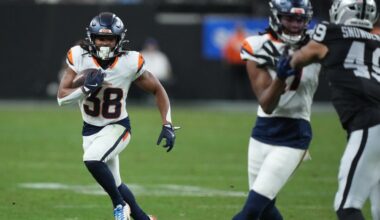 Jaleel McLaughlin player props odds, tips and betting trends for Week 15