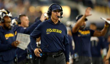 What Chargers' HC Jim Harbaugh said about Sherrone Moore's firing