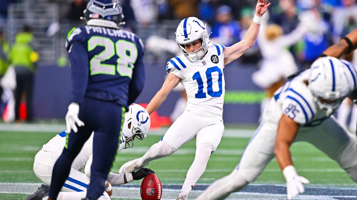 Blake Grupe made the longest field goal in Colts history