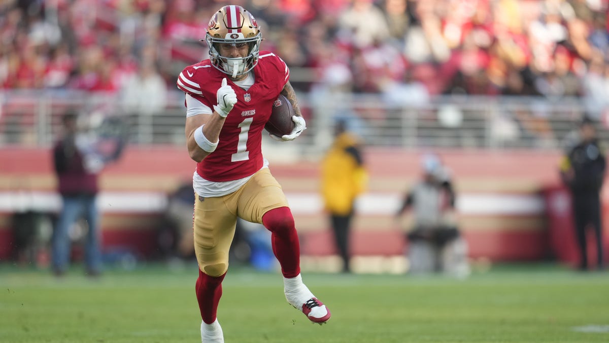 George Kittle out of practice, no setback for Ricky Pearsall