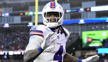 Bills and Eagles climb, Rams still on top