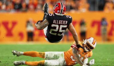 Get tickets to see Tyler Allgeier vs. the Cardinals