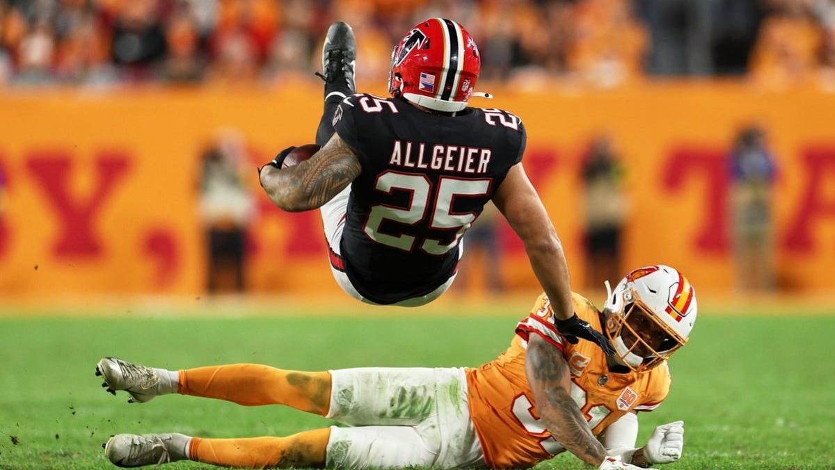 Get tickets to see Tyler Allgeier vs. the Cardinals