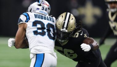 Chuba Hubbard player props odds, tips and betting trends for Week 16