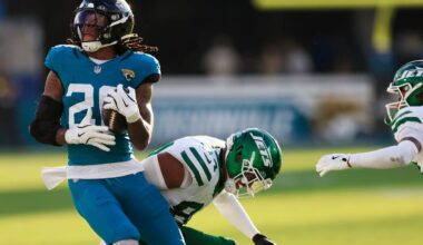 5 lowest-graded Jets players on offense vs. the Jaguars