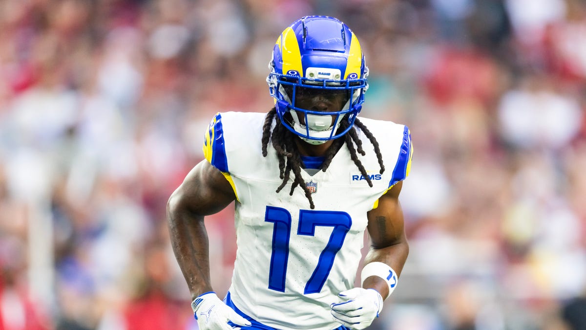 Is Rams WR playing today vs Seahawks?