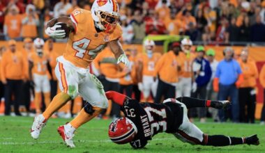 Sean Tucker player props odds, tips and betting trends for Week 16
