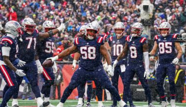 Patriots announce uniform for Week 16 clash with Ravens