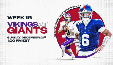 Week 16 against the Giants