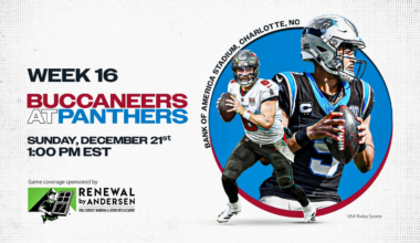 Week 16 against the Panthers