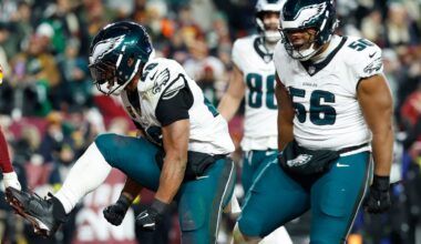 Saquon Barkley rolls, Cowboys eliminated as Eagles top Commanders