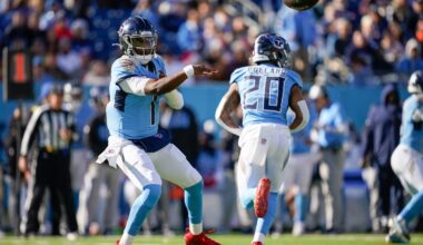 Who was the Tennessee Titans highest graded player in Week 16 win?