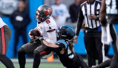 PFF Grades from the Bucs' Week 16 loss to the Carolina Panthers