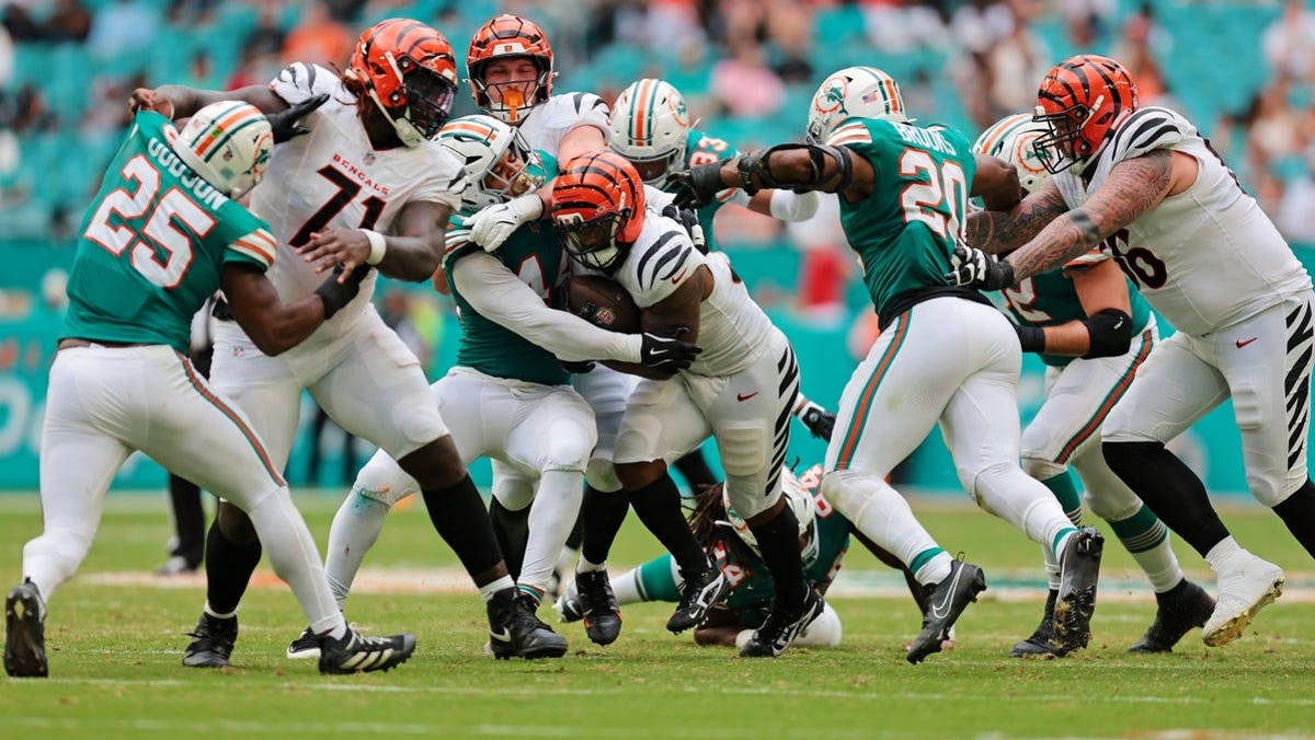 Chase Brown player props odds, tips and betting trends for Week 17