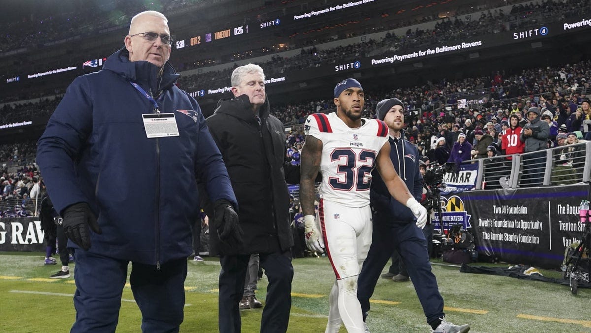 TreVeyon Henderson injury update, status vs. Jets in Week 17