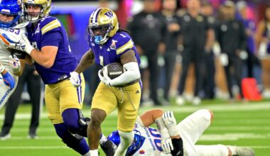 UW Football Star RB Jonah Coleman Declares for 2026 NFL Draft