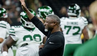 Where do the New York Jets rank ahead of Week 17?