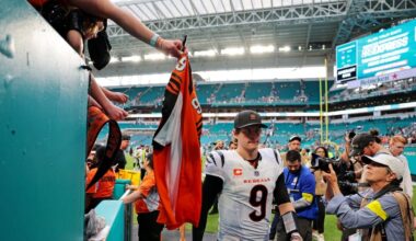 Bengals vs. Cardinals spread, line, over/under