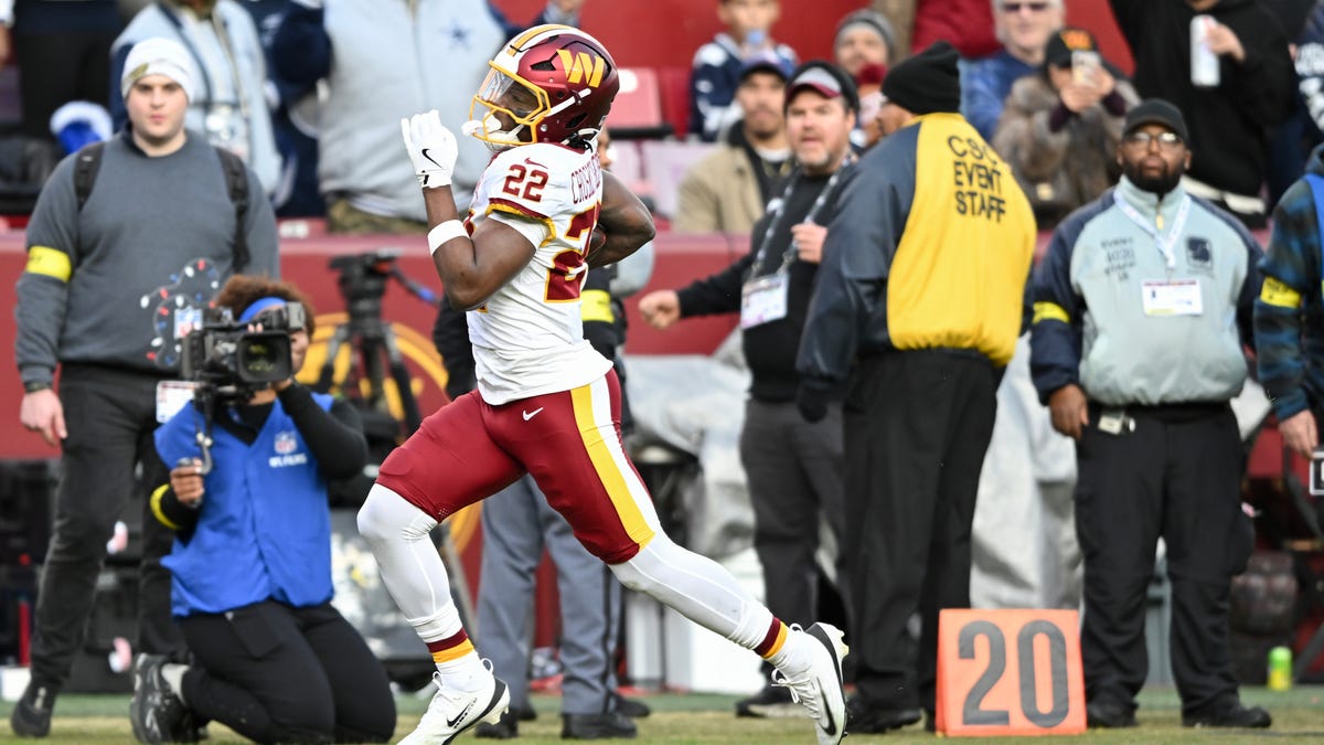 Jacory Croskey-Merritt was flying vs. Cowboys