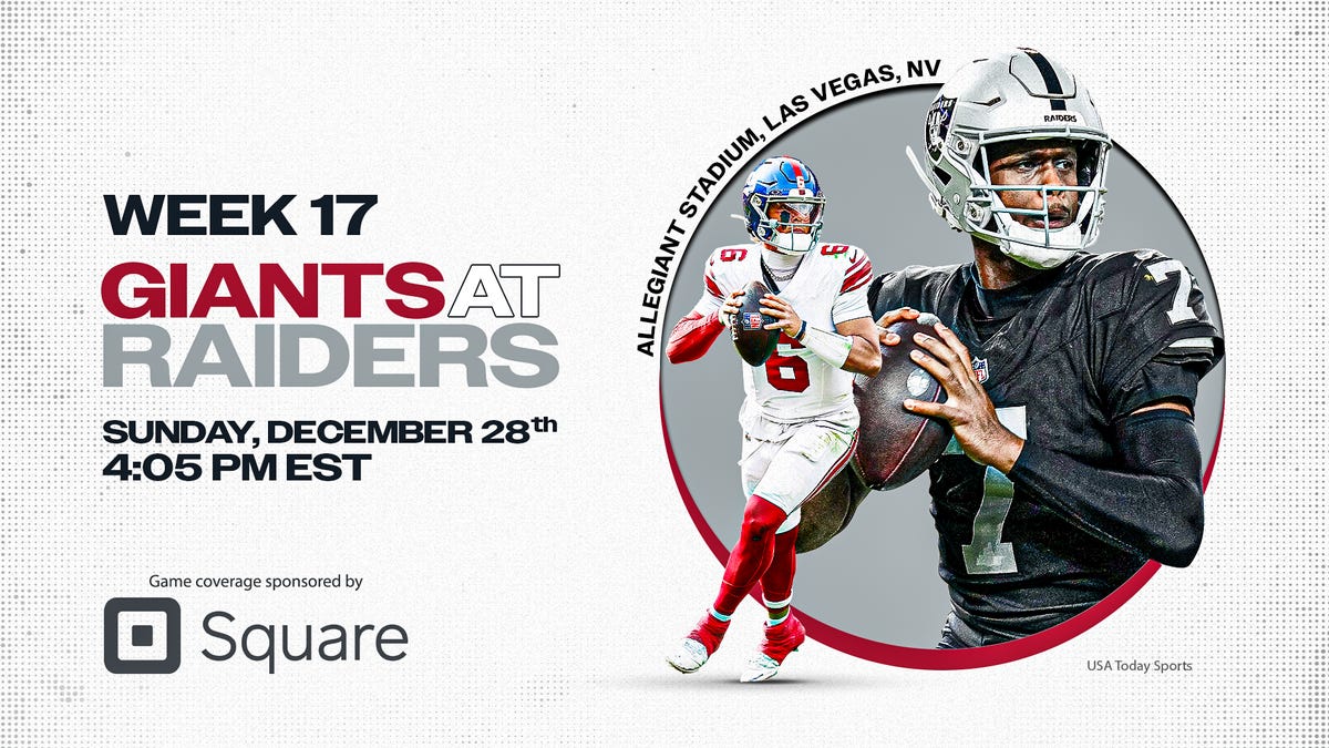 Where to watch Giants vs. Raiders today: TV channel, live stream