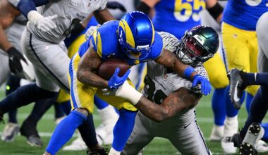 Rams vs. Falcons spread, line, over/under