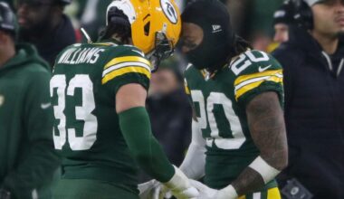 Injury updates on five Packers players who exited early against Ravens
