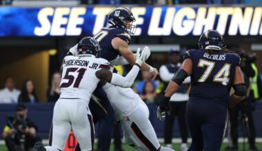 Top & Bottom offensive players in win vs. Chargers