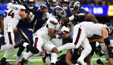 Woody Marks player props odds, tips and betting trends for Week 2