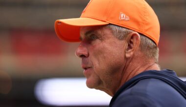 Sean Payton ignores AFC West celebrations, says t-shirt's 'ugly'