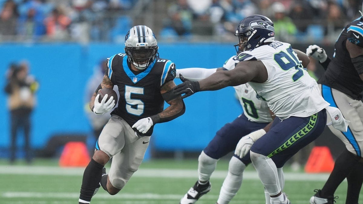 Rico Dowdle player props odds, tips and betting trends for Week 18