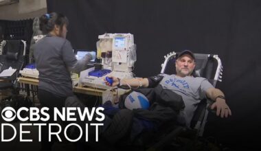 Detroit Lions host blood drive at Ford Field