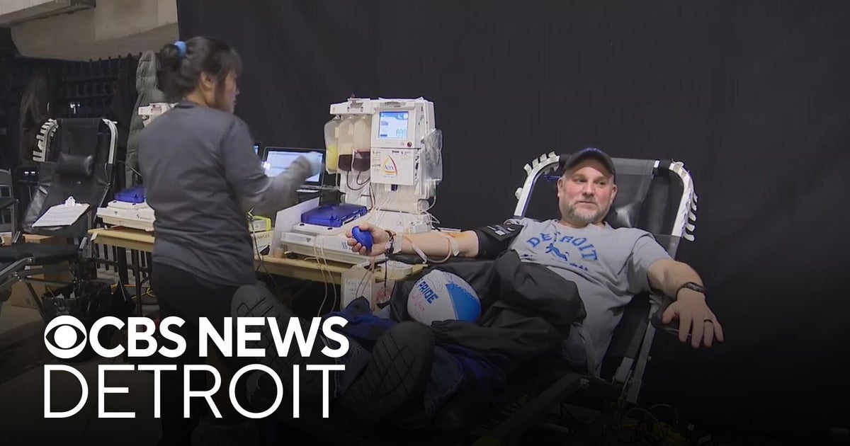 Detroit Lions host blood drive at Ford Field
