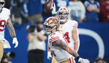 49ers' George Kittle questionable for key game against Bears with ankle injury