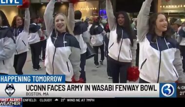 UConn football team preparing for second straight Wasabi Fenway Bowl appearance against Army